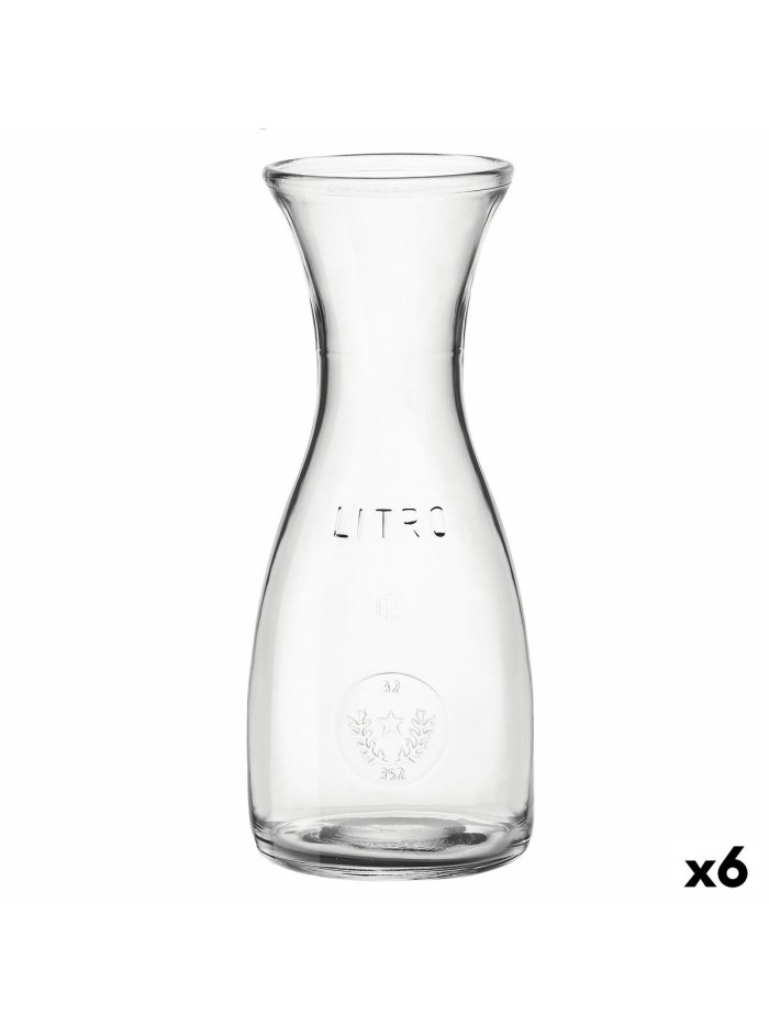 Botella Bormioli Rocco Misura Transparente Vidrio (1 L) (6 Unidades)