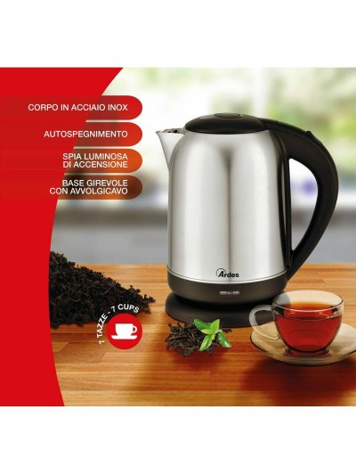 Hervidor Ardes Plateado 2200 W 1,7 L Acero Inoxidable (Reacondicionado B)