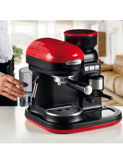 Cafetera Express de Brazo Ariete 1318 15 bar 1080 W Rojo