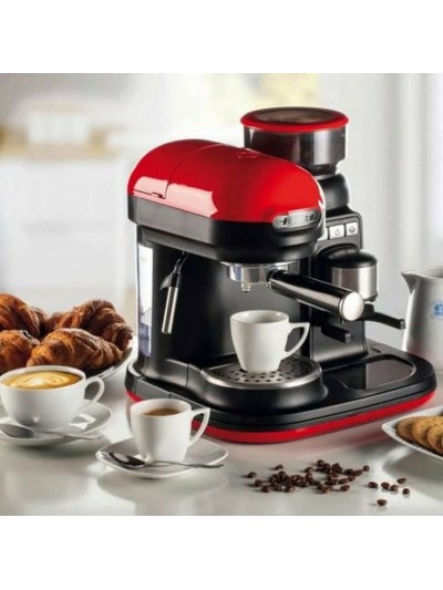 Cafetera Express de Brazo Ariete 1318 15 bar 1080 W Rojo