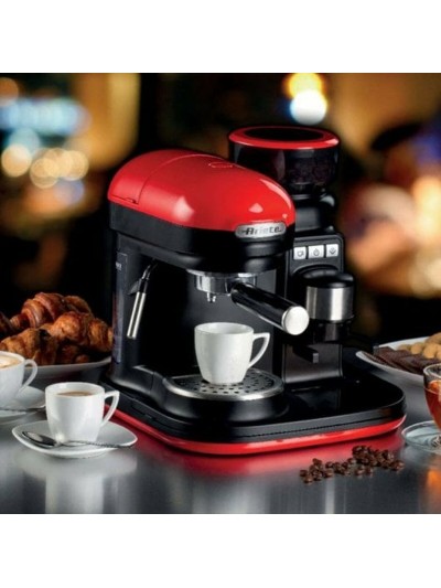 Cafetera Express de Brazo Ariete 1318 15 bar 1080 W Rojo