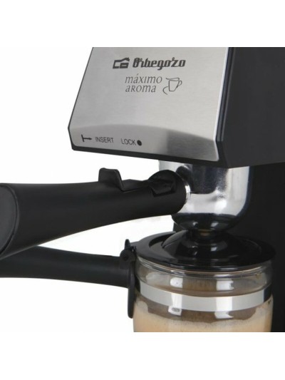 Cafetera Express de Brazo Orbegozo EXP4600 Negro