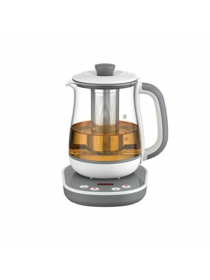 Hervidor y Tetera Eléctrica Tefal BJ551B10 Blanco/Gris Acero Inoxidable 1,5 L