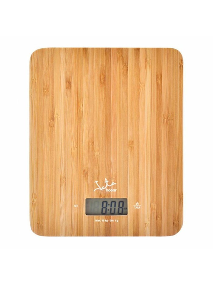 Báscula Digital de Cocina Bambú JATA 720           * Marrón