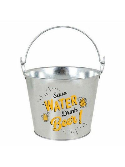 Ice Bucket with Handle and Aluminium Bottle Opener Privilege 5 L 23 x 17 x 18 cm