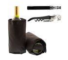 Set of Wine Accessories Koala Ac Black Metal 2 Pieces
