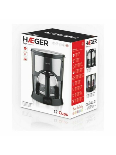 Cafetera de Goteo Haeger CM-800.001B 800W Negro 800 W 550 W