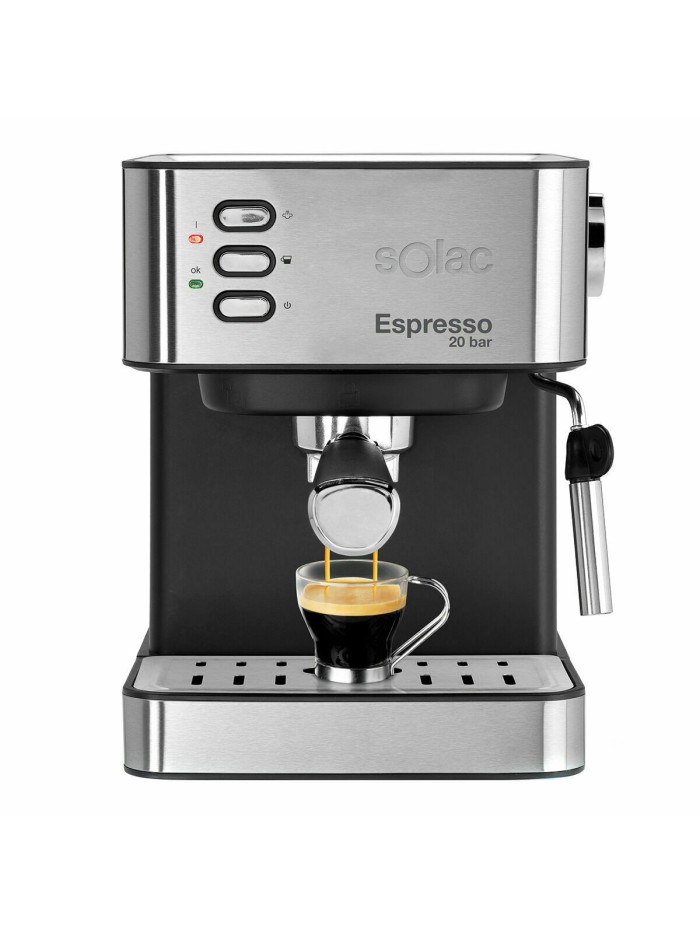 Cafetière express Solac CE4481 Noir Acier 850 W