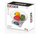 Digital Kitchen Scale Haeger KS-05B.002B 5 kg Black