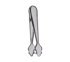 Ice Tongs 18,5 x 3,5 x 6 cm Silver Stainless steel (12 Units)