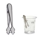 Ice Tongs 18,5 x 3,5 x 6 cm Silver Stainless steel (12 Units)