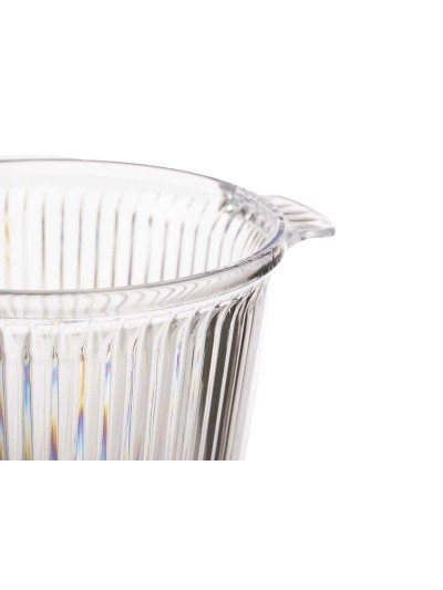 Sceau à Glace Rayures Plastique 16,5 x 17 x 21 cm (12 Unités)