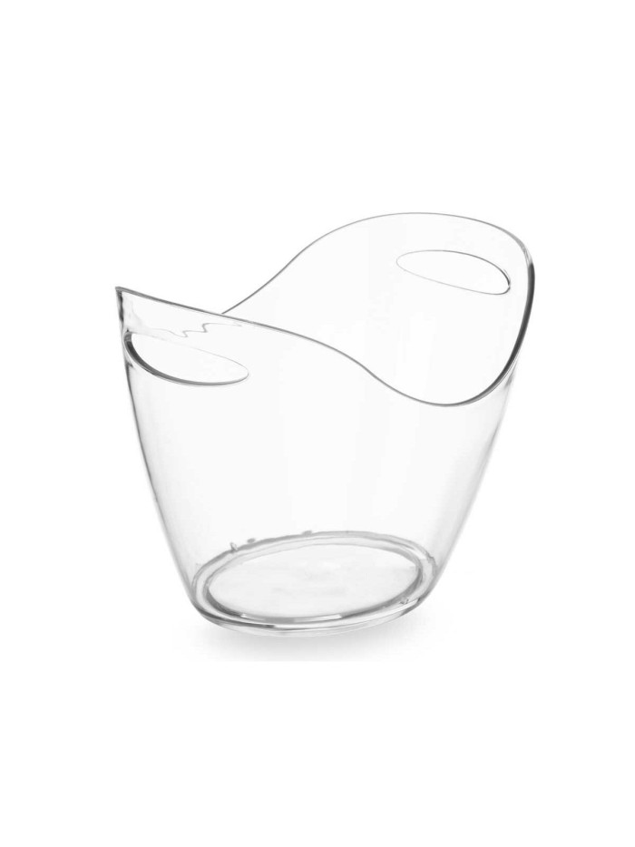 Sceau à Glace Transparent Plastique 8 L (6 Unités)
