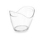 Sceau à Glace Transparent Plastique 8 L (6 Unités)