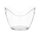 Sceau à Glace Transparent Plastique 8 L (6 Unités)