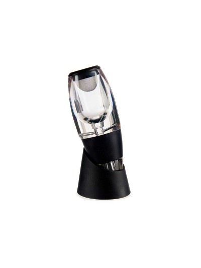 Aireador de Vino Negro Transparente TPE 24 Unidades