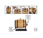 Wine Barrel 3 L