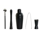 Set de Coctelería DKD Home Decor Negro Acero Inoxidable 500 ml 8 x 8 x 20 cm
