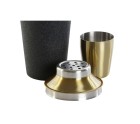Coctelera DKD Home Decor Negro Acero Inoxidable 9,5 x 9,5 x 22 cm
