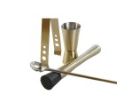 Set de Coctelería DKD Home Decor Dorado Acero Inoxidable 500 ml 8 x 8 x 21 cm