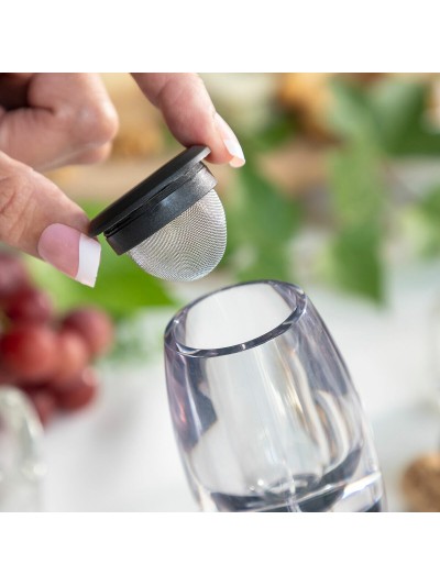 Aérateur de Vin avec Filtre, Support et Pochette de Transport Wineir InnovaGoods