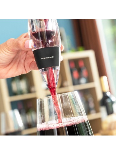 Aireador de Vino con Filtro, Soporte y Funda Wineir InnovaGoods