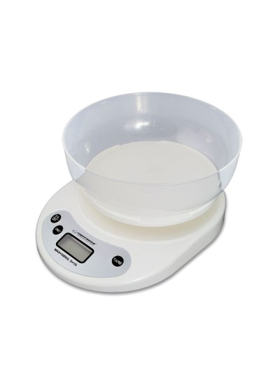 Báscula de Cocina Esperanza EKS007 Blanco 5 kg