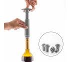 Pompe à vide et bouchons à vin Winuum InnovaGoods (4 bouchons)