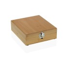 Set of Wine Accessories Versa Bamboo Steel
