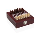 Set of Wine Accessories Versa Chess Crystal ABS MDF Wood 16,8 x 5,1 x 14,78 cm
