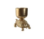 Ice Bucket Home ESPRIT Golden Resin Tropical 33 x 22 x 34,5 cm