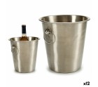 Ice Bucket Silver Stainless steel 4,5 L 22 x 21 x 22 cm (12 Units)