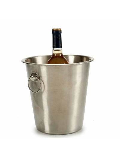 Ice Bucket Silver Stainless steel 4,5 L 22 x 21 x 22 cm (12 Units)