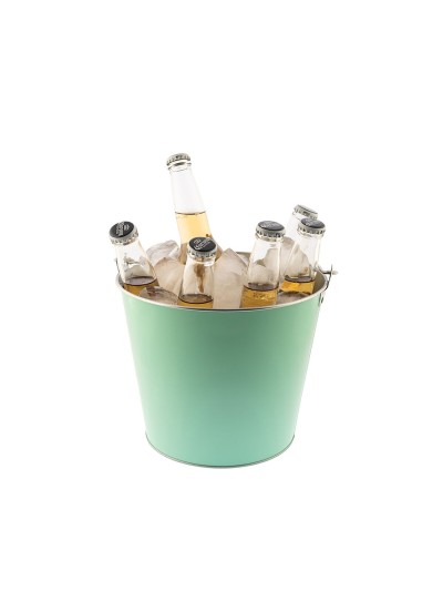 Ice Bucket Koala   With handle Green Metal 5 L