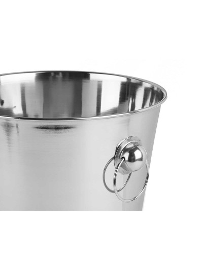 Sceau à Glace Argenté Acier inoxydable 7,9 L 27 x 27 x 25,5 cm (6 Unités)