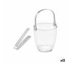 Cubitera Transparente Metal Vidrio 800 ml (12 Unidades)