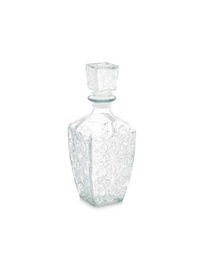 Botella de Cristal Licor Estrellas Transparente 900 ml (12 Unidades)