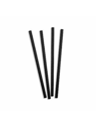 Pajitas Algon Cartón Negro 25 Piezas 24 Unidades