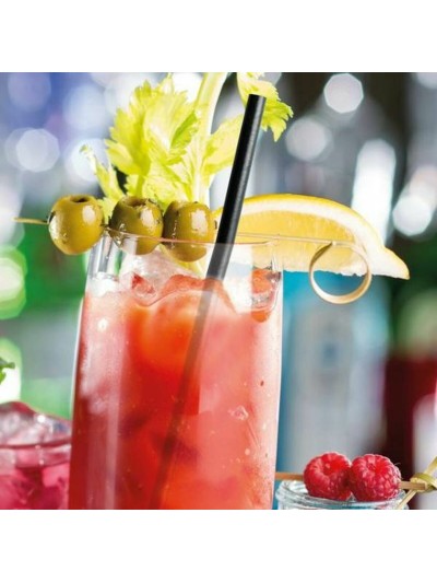 Pailles Algon Carton Noir 20 Pièces 24 Unités