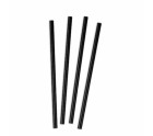 Straws Algon Cardboard Black 20 Pieces 24 Units