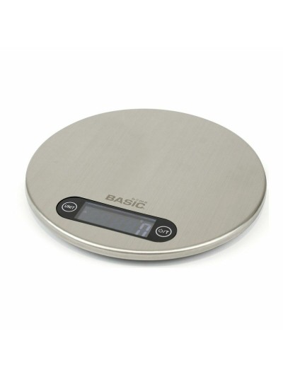 Báscula Digital de Cocina Basic Home Plateado 20 x 2,1 cm (6 Unidades)
