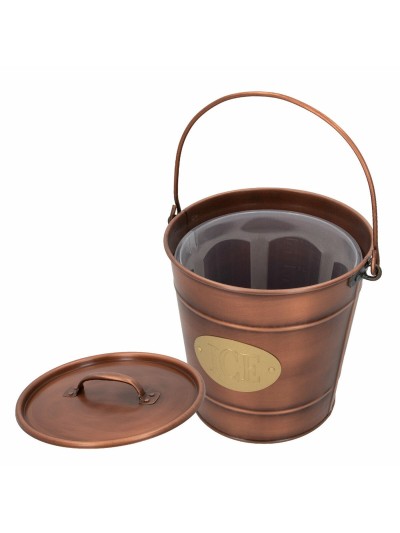 Ice Bucket Aktive Ice Copper Galvanised Steel 5 L 26,5 x 25,5 x 23,5 cm (6 Units)