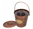 Ice Bucket Aktive Ice Copper Galvanised Steel 5 L 26,5 x 25,5 x 23,5 cm (6 Units)