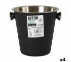 Cubitera Quttin Crocodile Ø 22 cm Acero Inoxidable (4 Unidades)