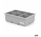 Ice Cube Mould Quttin Flexible Silicone 16,5 x 10,5 x 5 cm (24 Units)