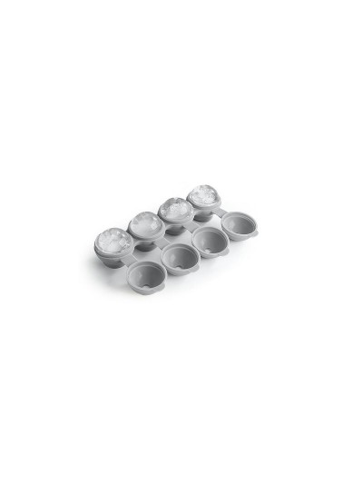Ice Cube Mould Quttin Spherical Silicone 22 x 7 x 5 cm (12 Units)