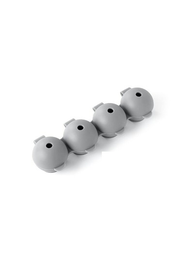 Molde para Cubitos de Hielo Quttin Esférico Silicona 22 x 7 x 5 cm (12 Unidades)