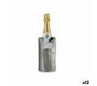 Refroidisseur de Bouteilles Gris PVC 18,5 x 2,5 x 8,5 cm (12 Unités)