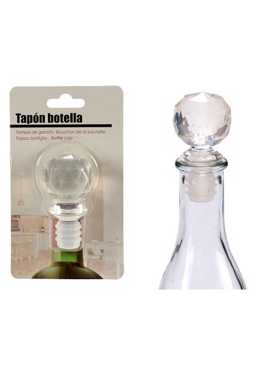 Tapón hermético para botella Transparente 3,5 x 14,5 x 8,5 cm Bola (12 Unidades)