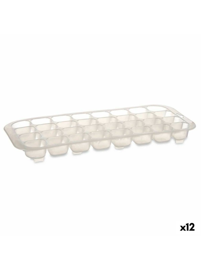 Ice Cube Mould Transparent polystyrene 15,5 x 3 x 33 cm (12 Units)